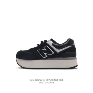 New Balance 574 WL Women's Retro Comfort Sneakers with Thick Sole