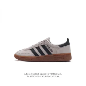Adidas Handball Spezial Vintage Leather Court Sneakers for Men and Women