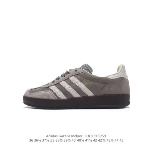 Adidas Originals Gazelle Indoor Retro Suede Sneakers with Gum Sole