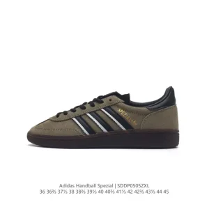Adidas Handball Spezial Retro Leather Sneakers for Men and Women
