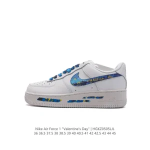 Nike Air Force 1 '07 Low White Leather Casual Sneakers for Men and Women