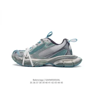 Balenciaga 3XL Sneaker 3+ Series Low-Top Vintage Chunky Sole Dad Shoe