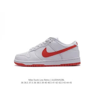 Nike SB Dunk Low Pro DV0831-103 Vintage Leather Skate Shoes for Men and Women