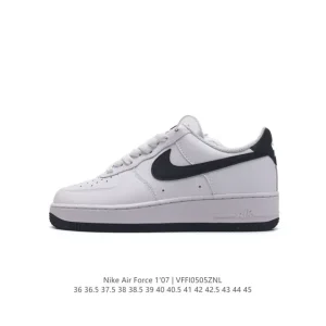 Nike Air Force 1 '07 Low White Leather Sneakers for Men and Women