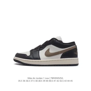 Jordan Air 1 Low Retro Classic Leather Basketball Shoes