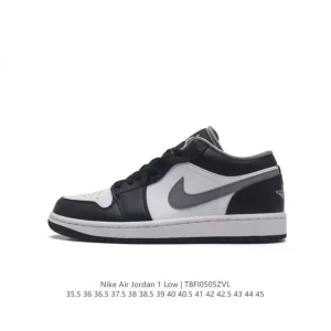 Jordan Air Jordan 1 Low Retro Leather Basketball Shoes