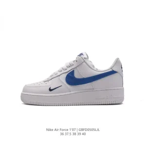 Nike Air Force 1 '07 Low Women's Shoes White Leather Casual Sneakers
