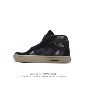 Vans Sk8-Hi Blue High Top Skate Shoes for Men and Women