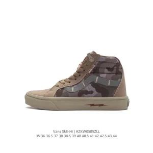 Vans Sk8-Hi Blue High Top Skate Shoes for Men and Women