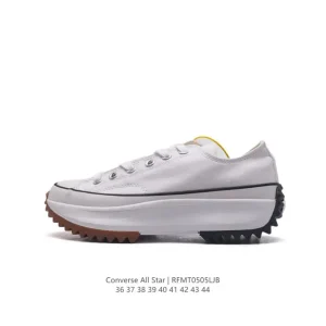 Converse Run Star Hike Platform Canvas Shoes with 4.5cm Chunky Sole