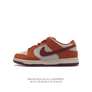 Nike SB Dunk Low Pro BQ6817-202 Vintage Leather Skate Shoes