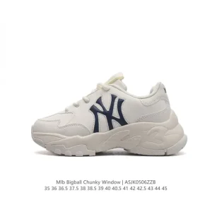 MLB Bigball Chunky Window Vintage Retro Dad Shoes for Men and Women