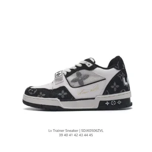 Louis Vuitton Trainer Sneaker Low Virgil Abloh Leather Basketball Shoe
