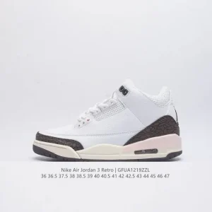 Jordan Air 3 Retro SE Men's Women's Basketball Shoes White Black Red