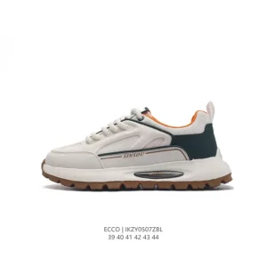 ECCO Men's Lightweight Outdoor Sneakers Breathable Casual Shoes