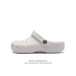 Crocs Unisex Chunky Heel Sandal Beach Clogs for Men and Women