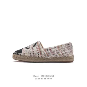 Chanel Women's Flat Fisherman Shoes with Double C Logo