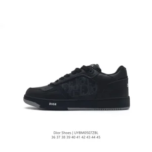Dior B27 Oblique Galaxy Low Top Sneakers in White Leather