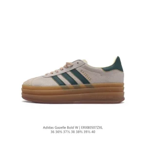 Adidas Gazelle Bold Women's Platform Sneakers in Suede Leather