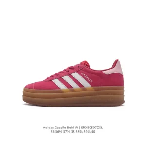 Adidas Gazelle Bold Women's Chunky Platform Sneakers in Suede and Leather