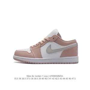 Jordan Air Jordan 1 Low Retro Classic Leather Basketball Shoes