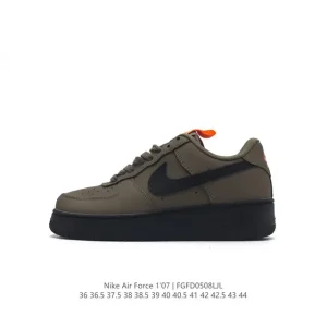 Nike Air Force 1 '07 Low White Leather Sneakers for Men and Women
