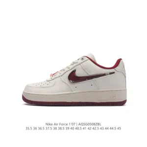 Nike Air Force 1 Low 07 Men's Women's Casual Sneakers with Air Cushioning