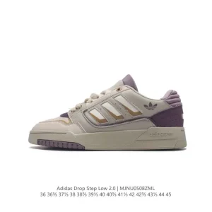 Adidas Drop Step Low Shoes Classic Retro Sneakers for Men and Women