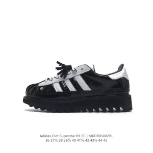 Clot x Adidas Originals Superstar Shark Tooth Tassel Sneakers