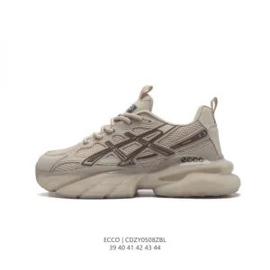 ECCO Men's Casual Sneakers with Cushioning and Breathable Design
