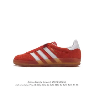 Adidas Originals Gazelle Indoor Retro Suede Sneakers with Gum Sole