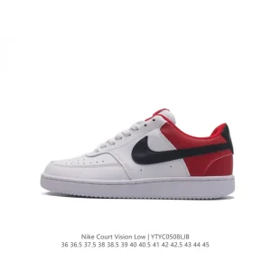 Nike Court Vision Low Vintage Leather Basketball Sneakers