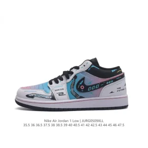 Jordan Air 1 Low Retro Vintage Basketball Shoes for Men and Women