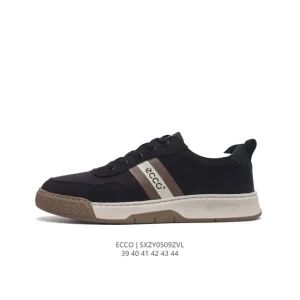 ECCO Men's Outdoor Casual Sneakers Lightweight Breathable Lace-Up Shoes