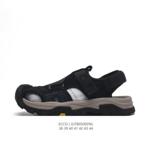 ECCO Bialystok Men's Adjustable Strap Sandal with Rubber Sole