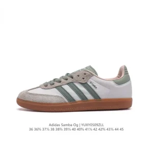 Adidas Samba Og Shoes Classic Leather Sneakers White T-Toe