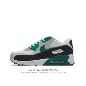 Nike Air Max 90 Retro Running Shoes with Air Cushion and Waffle Sole