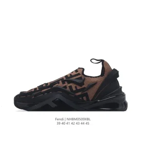 Fendi Men's Retro Sporty Chunky Sole Sneakers by Kim Jones