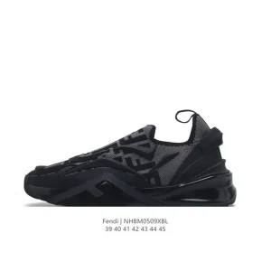 Fendi Men's Retro Sporty Chunky Sole Sneakers by Kim Jones