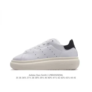 Adidas Stan Smith Pf Classic Leather Sneakers White Thick Sole