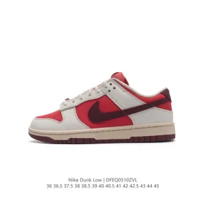 Nike SB Dunk Low Pro DV1694-900 Vintage Leather Skate Shoes for Men and Women