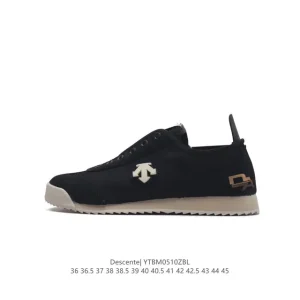 Descente Chron Retro Canvas Unisex Casual Sneakers Vintage Style