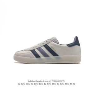 Adidas Originals Gazelle Indoor Retro Suede Sneakers with Gum Sole