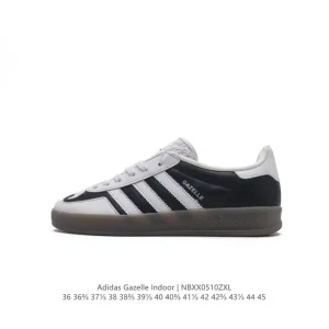 Adidas Originals Gazelle Indoor Retro Suede Sneakers with Gum Sole