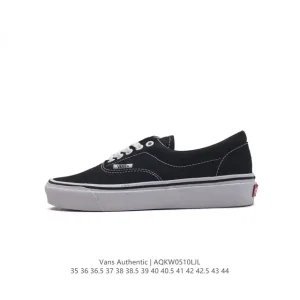 Vans Authentic Classic Vulcanized Canvas Skate Shoes for Men and Women