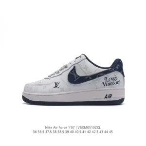 Nike Air Force 1 '07 Low White Leather Casual Sneakers for Men and Women