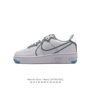 Nike Air Force 1 React QS Low Top Sneakers for Men and Women