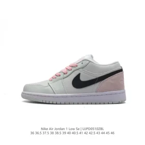Jordan Air Jordan 1 Low Retro Classic Leather Basketball Shoes