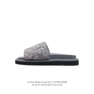 Louis Vuitton Men's Women's Classic Slippers Beach Sandals