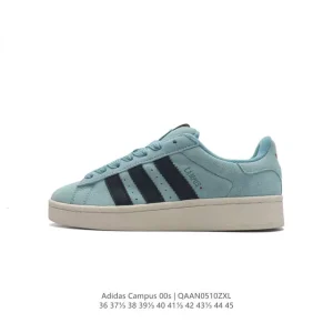 Adidas Campus 00S Unisex Retro Bread Shoe in Classic White Black